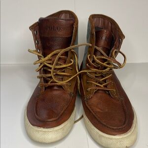 Polo Ralph Lauren Brown Leather Boots